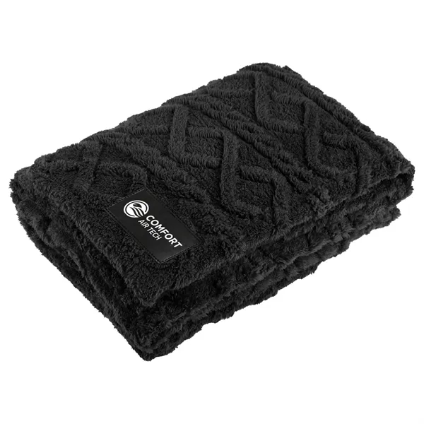 RPET Sherpa Fleece Blanket - RPET Sherpa Fleece Blanket - Image 1 of 4