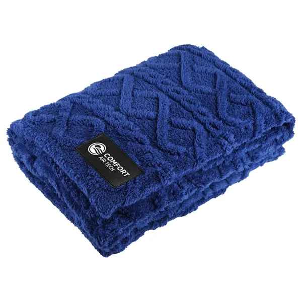RPET Sherpa Fleece Blanket - RPET Sherpa Fleece Blanket - Image 2 of 4
