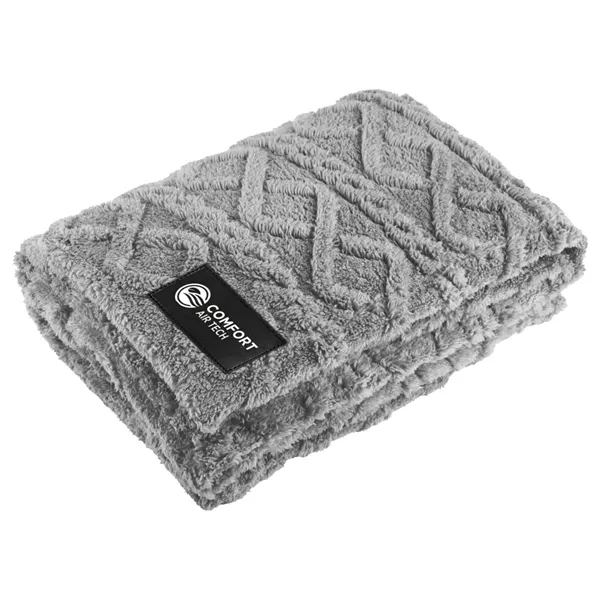 RPET Sherpa Fleece Blanket - RPET Sherpa Fleece Blanket - Image 4 of 4
