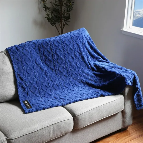 RPET Sherpa Fleece Blanket - RPET Sherpa Fleece Blanket - Image 0 of 4