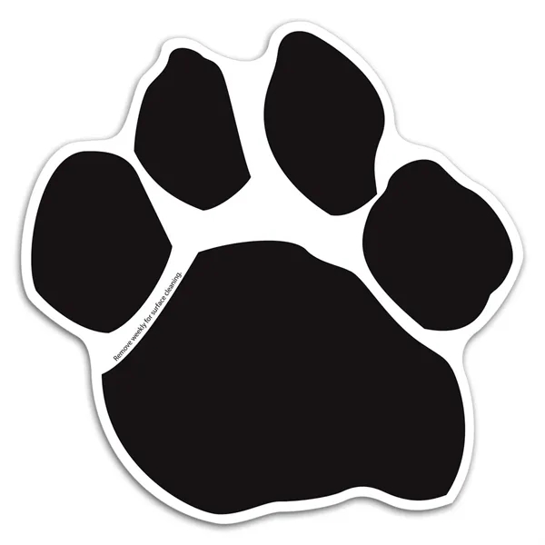 Small Paw Print Car Sign Magnet