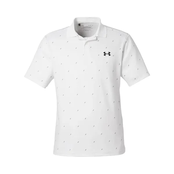 Under Armour Men's 3.0 Printed Performance Polo - Under Armour Men's 3.0 Printed Performance Polo - Image 1 of 4