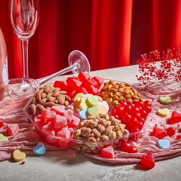 Gourmet Treats - 7 Nuts & Heart Candy Gift - Gourmet Treats - 7 Nuts & Heart Candy Gift - Image 2 of 6