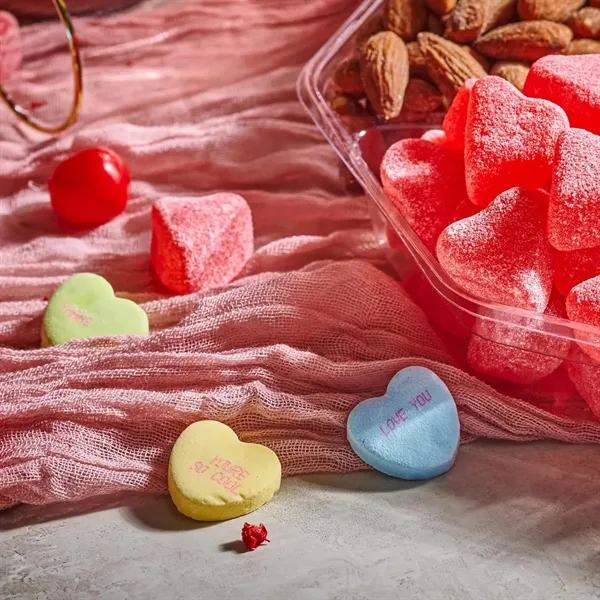Gourmet Treats - 7 Nuts & Heart Candy Gift - Gourmet Treats - 7 Nuts & Heart Candy Gift - Image 3 of 6