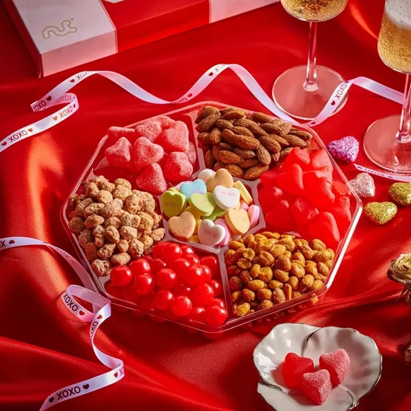 Gourmet Treats - 7 Nuts & Heart Candy Gift - Gourmet Treats - 7 Nuts & Heart Candy Gift - Image 4 of 6