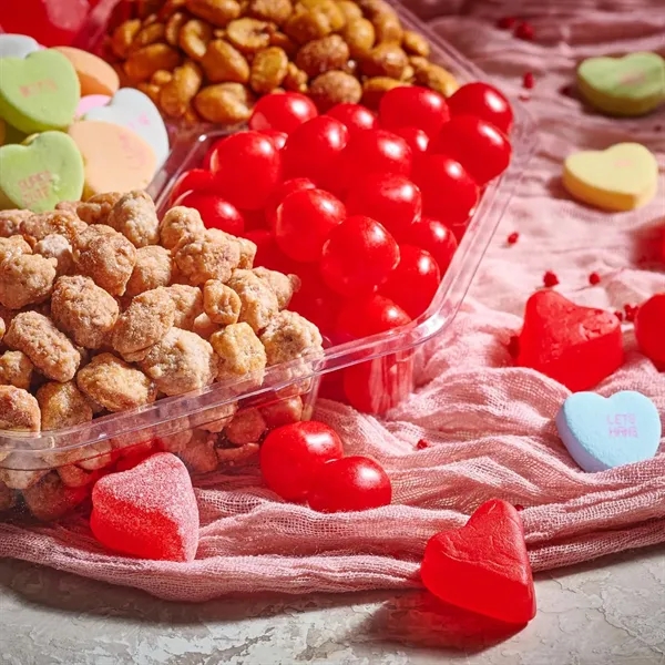Gourmet Treats - 7 Nuts & Heart Candy Gift - Gourmet Treats - 7 Nuts & Heart Candy Gift - Image 5 of 6