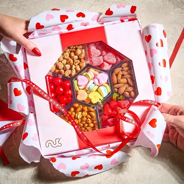 Gourmet Treats - 7 Nuts & Heart Candy Gift - Gourmet Treats - 7 Nuts & Heart Candy Gift - Image 6 of 6