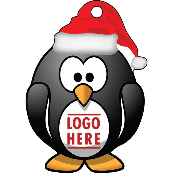 1/4" Recycled Wood Ornaments-Penguin Santa Hat - 1/4" Recycled Wood Ornaments-Penguin Santa Hat - Image 0 of 0