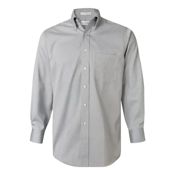 Van Heusen Men's Non-Iron Pinpoint Oxford Shirt - Van Heusen Men's Non-Iron Pinpoint Oxford Shirt - Image 1 of 6