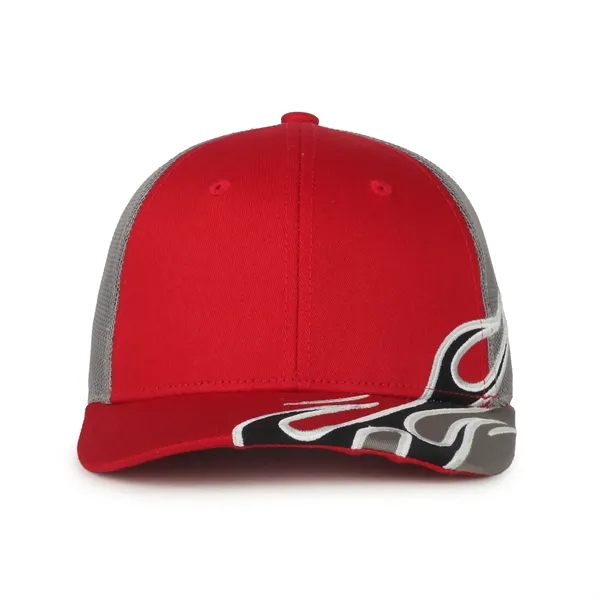 Flame Embroidery Mesh Back - Flame Embroidery Mesh Back - Image 24 of 39