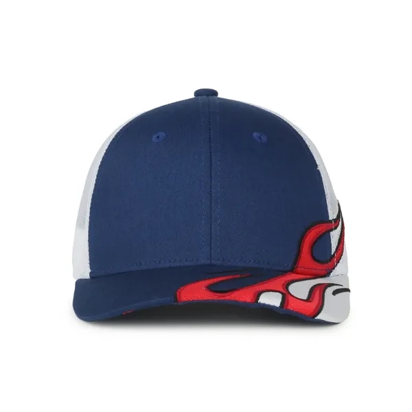 Flame Embroidery Mesh Back - Flame Embroidery Mesh Back - Image 32 of 39