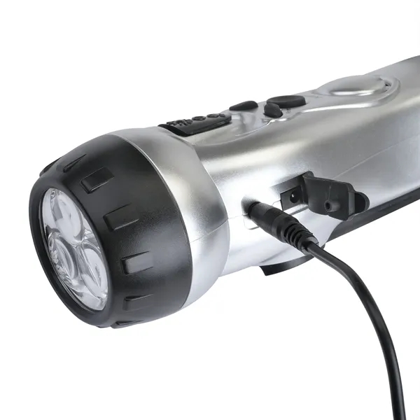 Emergency Flashlight w/ Radio & Charger - Emergency Flashlight w/ Radio & Charger - Image 4 of 5