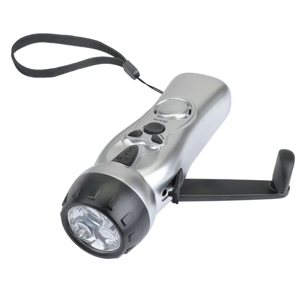 Emergency Flashlight w/ Radio & Charger - Emergency Flashlight w/ Radio & Charger - Image 3 of 5