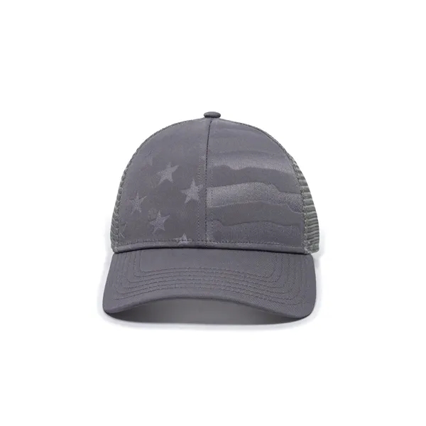 Debossed American Flag Mesh Back - Debossed American Flag Mesh Back - Image 9 of 24