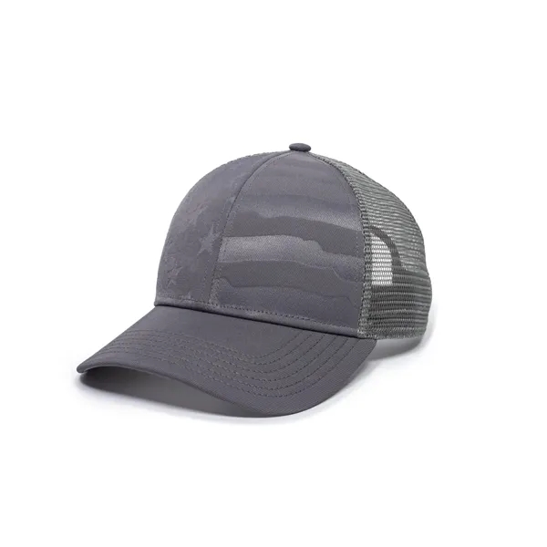 Debossed American Flag Mesh Back - Debossed American Flag Mesh Back - Image 16 of 24