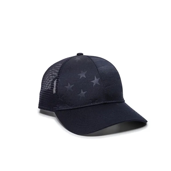 Debossed American Flag Mesh Back - Debossed American Flag Mesh Back - Image 18 of 24