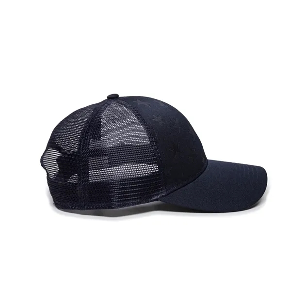 Debossed American Flag Mesh Back - Debossed American Flag Mesh Back - Image 19 of 24