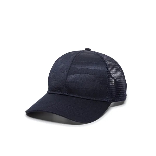 Debossed American Flag Mesh Back - Debossed American Flag Mesh Back - Image 24 of 24