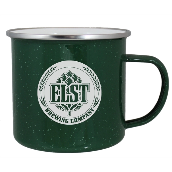 17 Ounce Enamel Steel Campfire Mug - 17 Ounce Enamel Steel Campfire Mug - Image 8 of 8