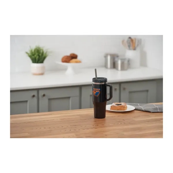 Thor 40oz Eco-Friendly Straw Tumbler - Thor 40oz Eco-Friendly Straw Tumbler - Image 4 of 84