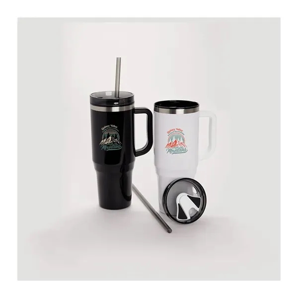 Thor 40oz Eco-Friendly Straw Tumbler - Thor 40oz Eco-Friendly Straw Tumbler - Image 9 of 84