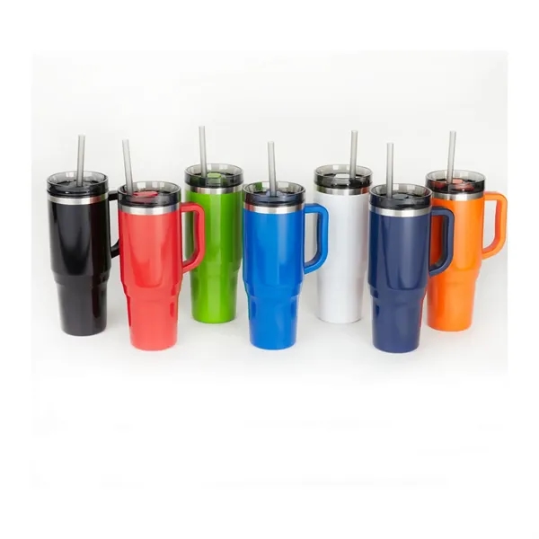 Thor 40oz Eco-Friendly Straw Tumbler - Thor 40oz Eco-Friendly Straw Tumbler - Image 15 of 84