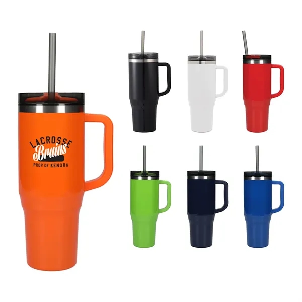 Thor 40oz Eco-Friendly Straw Tumbler - Thor 40oz Eco-Friendly Straw Tumbler - Image 42 of 84