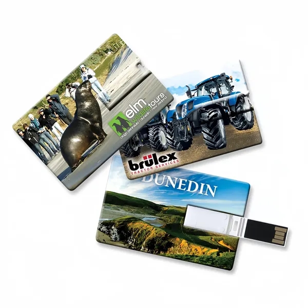 Full Color Credit Card Flash Drive - Full Color Credit Card Flash Drive - Image 0 of 1