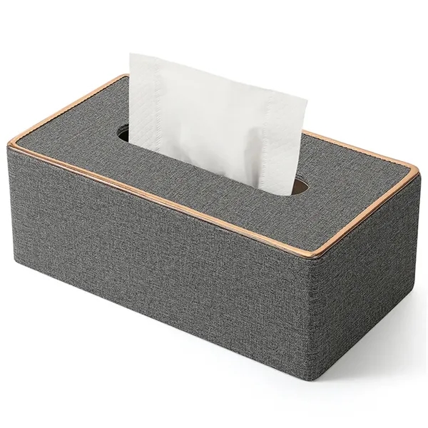 Fashion Leather Tissue Box Rectangular Napkin Holder - Fashion Leather Tissue Box Rectangular Napkin Holder - Image 5 of 5