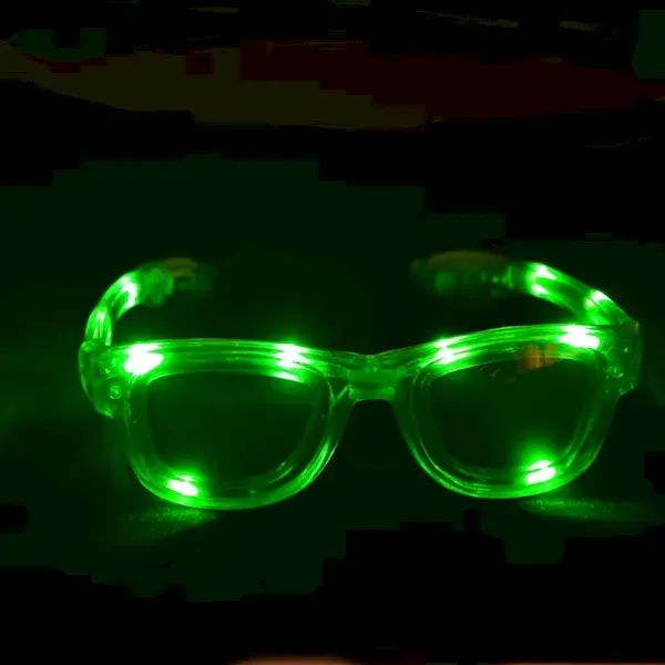 LED Flashing Cool Shade Party Glasses - LED Flashing Cool Shade Party Glasses - Image 1 of 4