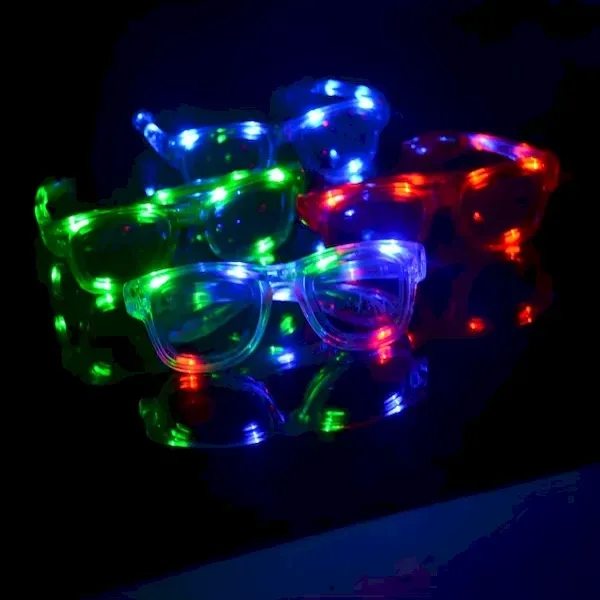 LED Flashing Cool Shade Party Glasses - LED Flashing Cool Shade Party Glasses - Image 3 of 4