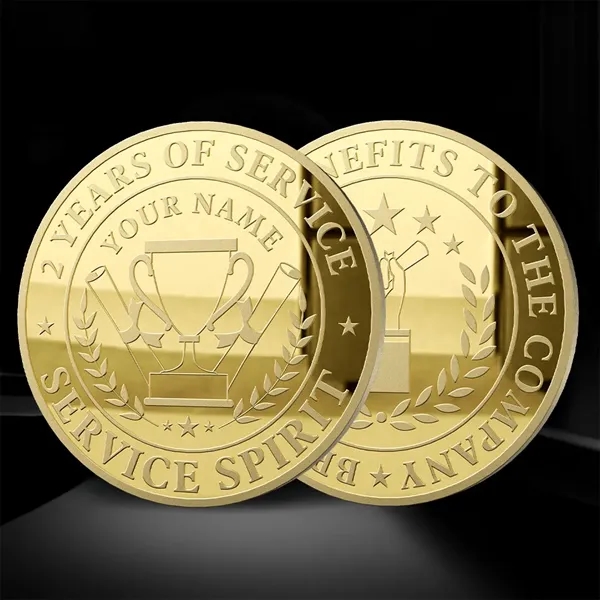 1.25"-3"Custom 2D Die Struck Mint Coins - 1.25"-3"Custom 2D Die Struck Mint Coins - Image 0 of 10