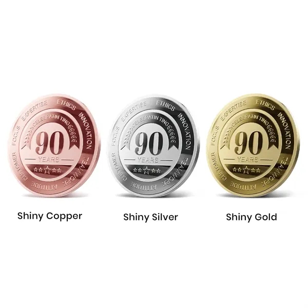 1.25"-3"Custom 2D Die Struck Mint Coins - 1.25"-3"Custom 2D Die Struck Mint Coins - Image 1 of 10