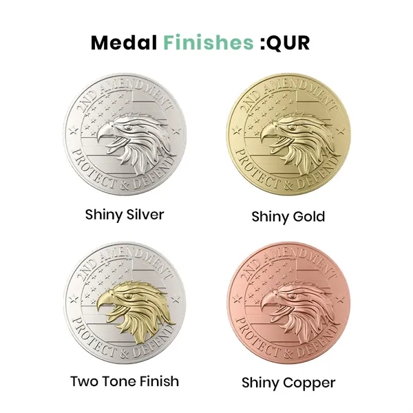 1.25"-3"Custom 2D Die Struck Mint Coins - 1.25"-3"Custom 2D Die Struck Mint Coins - Image 9 of 10
