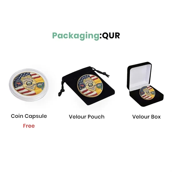 1.25"-3"Custom 2D Die Struck Mint Coins - 1.25"-3"Custom 2D Die Struck Mint Coins - Image 10 of 10