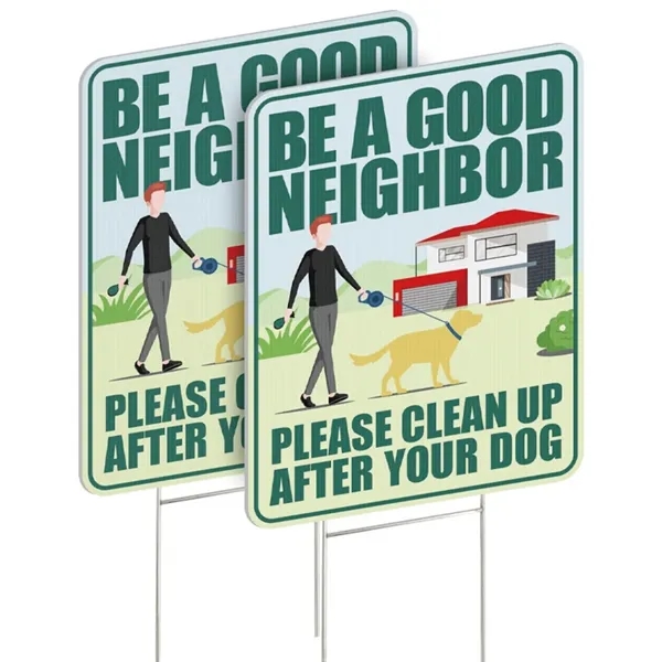 Double-Sided Yard Sign - Custom Design & Size - Double-Sided Yard Sign - Custom Design & Size - Image 4 of 7