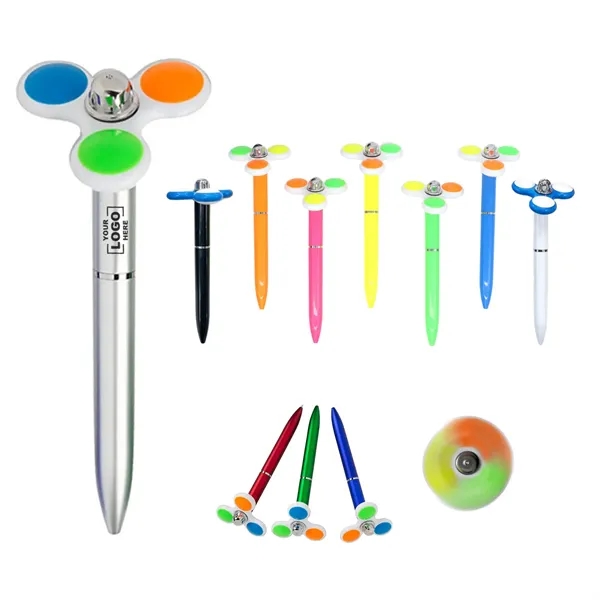 Custom Logo Spinner Pen for Stress Relief & Writing - Custom Logo Spinner Pen for Stress Relief & Writing - Image 0 of 9