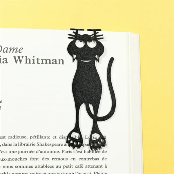 Smooth Acrylic Cute Cat Reading Bookmark - Smooth Acrylic Cute Cat Reading Bookmark - Image 3 of 3
