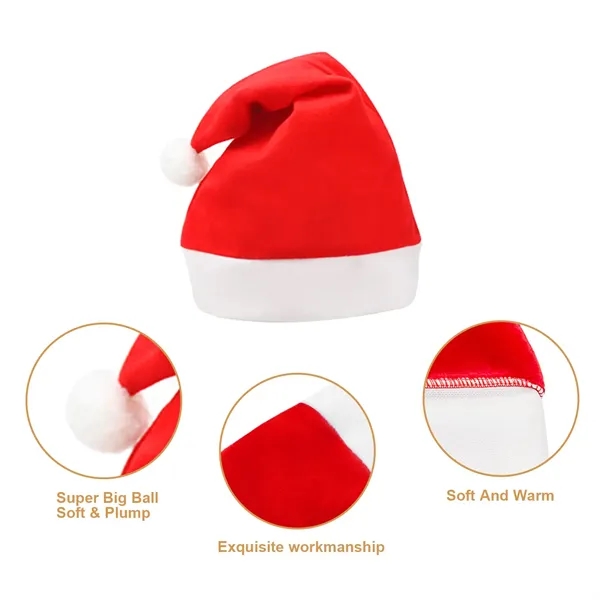 Festive Santa Hat - Custom Imprint Available - Festive Santa Hat - Custom Imprint Available - Image 6 of 7