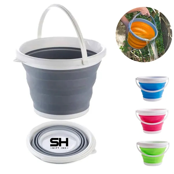 Collapsible Water Bucket Pail - Collapsible Water Bucket Pail - Image 0 of 4