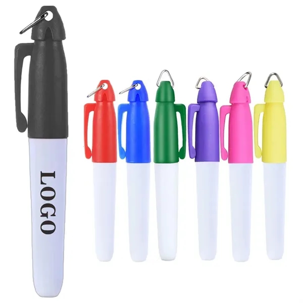 Golf Ball Line Marker Pen with Keychain - Golf Ball Line Marker Pen with Keychain - Image 0 of 5
