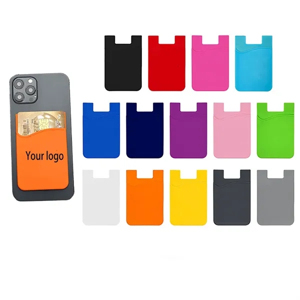 Silicone Cell Phone Wallet - Silicone Cell Phone Wallet - Image 0 of 5