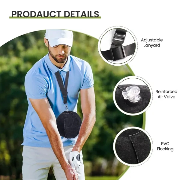 Smart Inflatable Golf Swing Trainer Ball with Pump - Smart Inflatable Golf Swing Trainer Ball with Pump - Image 1 of 6