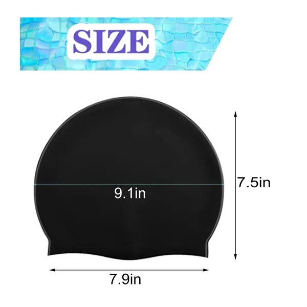 High elasticity silicone swimming cap - High elasticity silicone swimming cap - Image 1 of 5