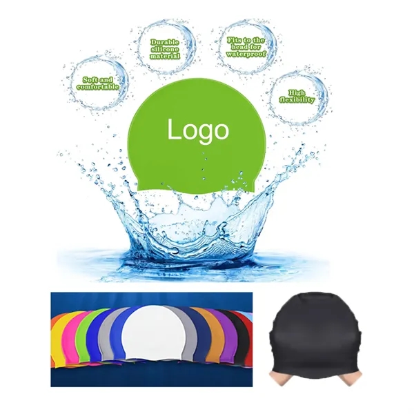 High elasticity silicone swimming cap - High elasticity silicone swimming cap - Image 0 of 5