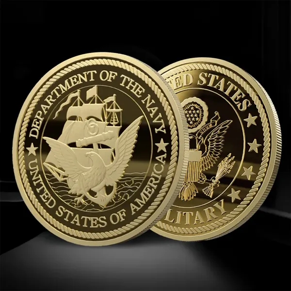 Custom 1.25"-3"Custom 3D Die Struck Mint Coins