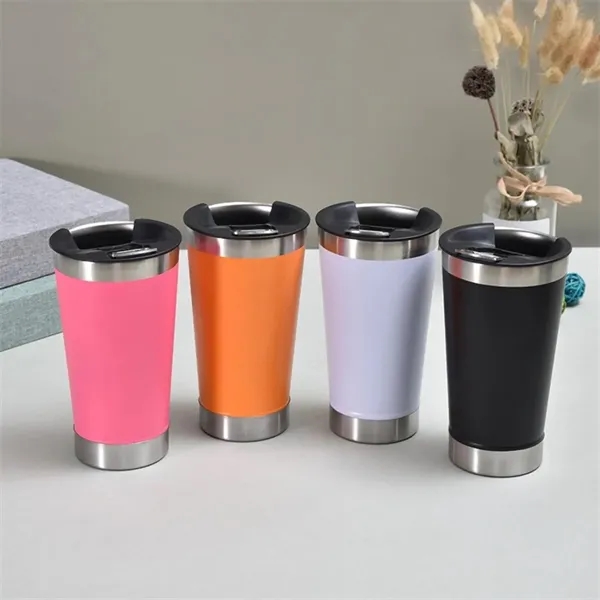 Classic Stay Chill Vacuum Insulated Pint Glass with Lid - Classic Stay Chill Vacuum Insulated Pint Glass with Lid - Image 3 of 4