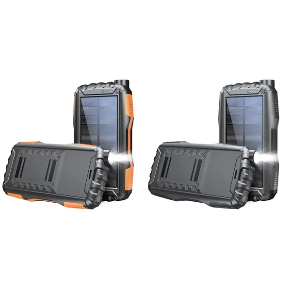 42800mAh Solar Power Bank Fast Charger Built-in Flashlight - 42800mAh Solar Power Bank Fast Charger Built-in Flashlight - Image 7 of 7