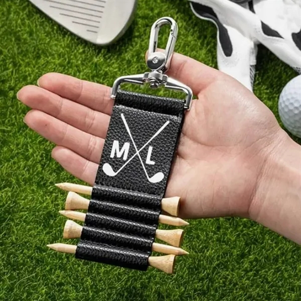 Pu Leather Golf Tees Holder - Pu Leather Golf Tees Holder - Image 3 of 4