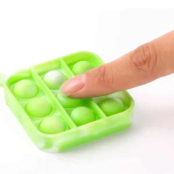 Mini Silicone Pop Fidget Toy Keychain - Mini Silicone Pop Fidget Toy Keychain - Image 4 of 6